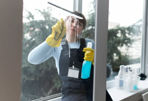 Nettoyage de vitres intérieures et extérieures à Hénansal